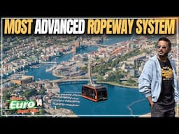 The Highest Hill Top Point In Bergen With Most Advanced Ropeway |The Epic Europe Road Trip | Ep - 14