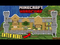 I Built The MOST SECURE VILLAGE In HARDCORE Survival Minecraft