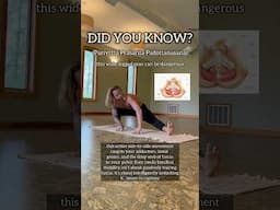 Did you know? Yoga poses is correlated to over stretching the fascia.. #yogatips