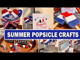 EASY Popsicle Crafts to DIY for Summer Decorating!