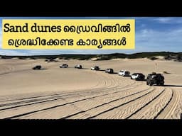 Sand dunes driving.