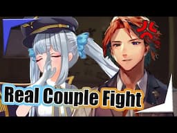 Roberu and Mea arguing like a real couple in the Backrooms horror game【Holostars EngSub】