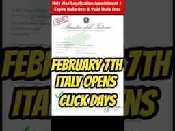 Italy Work Permit Visa 2025 | Decreto Flussi 2025 Update | Italy Paper 2025 New