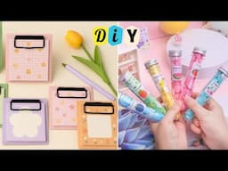 🌷How to make Stationery | DIY Stationery | Handmade stationery | School hacks