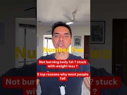 Struggling to Burn Fat? These 5 Reasons Might Be Why! 🔥🚫 #FatLoss #BurnFat