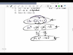 TSI MATH TEST PREP - Which of the following is not equivalent?