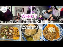 WEEK 5 CUT | WHAT I EAT TO LOSE FAT & MAINTAIN/BUILD MUSCLE | HIGH PROTEIN  | IN WITH JEN