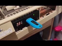 Ibm model 55sx special! I made a custom win3.1 that loads from 2 floppy disks!!