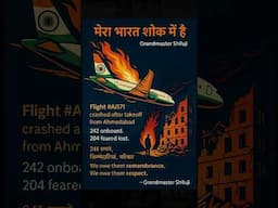 Air India Plane Crash 💔 Ahmedabad Flight AI171 | Grandmaster Shifuji Tribute