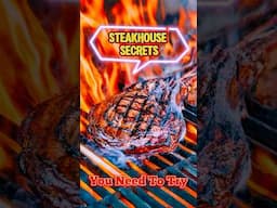 This is How Steakhouses Nail the Perfect Steak Every Time🔥#bbq #steak #biggreenegg  #ReverseSear