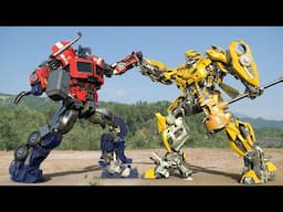 Transformers One - Optimus Prime vs Bumblebee Fight Scene | Paramount Pictures [HD]