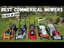 Testing 5 Top Brand Commercial Lawn Mowers So you DON'T Have To!