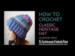 Classic Heritage Hat Waistcoat Stitch Hat Pattern