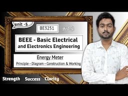 Energy Meter in Tamil | Principle, Diagram, Construction and Working | BEEE in Tamil | BE3251