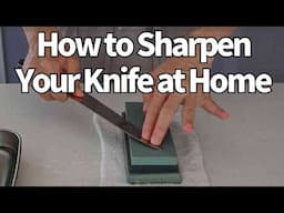 Learn How To Sharpen Your Dull Kitchen Knife At Home | Japanese Knife Sharpening Tips You Can Do