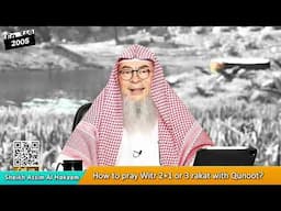 How to pray Witr 2+1 or 3 rakat with Qunoot? assimalhakeem JAL