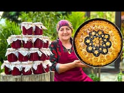🍒Grandma’s Homemade Cherry Tart & Jam Recipe! Village Flavors That Amaze