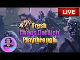 FRESH Essence Drain Lich Playthrough Starts NOW! Everything Explained | POE 2 Lich Witch Build