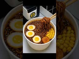 집에서 먹던 거 맞아? 무인라면 짜파게티는 못 참지! 미쳤다는 말밖에 안나오는24시 편의점 레시피 Amazing Ramen Machine! Unmanned store #shorts