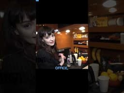 Lauren Mayberry shows off the selection of coffees and teas on her tour bus! #laurenmayberry