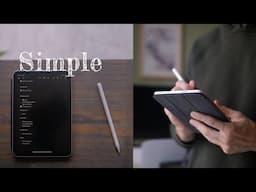 How I Plan a Week on iPad mini (Using Apple Notes)