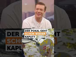 Was machen die Eisbären Berlin bloß mit dem Pokal? 😨| sportstudio | #shorts