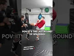 POV: It's the last round of Sparring (time to empty the gas tank!)