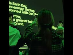 The moment when Times Square went dark, and green innovation took the spotlight on #earthday2022