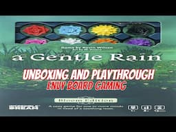 A Gentle Rain Board Game Unboxing and Playthrough - Target Promo!
