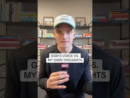 How do I know if it’s GOD’S VOICE or MY OWN THOUGHTS? #christian #christianity #god #godisgood