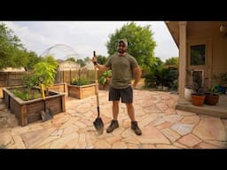 I Built a Flagstone Patio Garden with Zero Experience... Here's What Happened