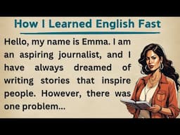 How I Learned English Fast: Real-Life Practice Tips | Learn English Through Story