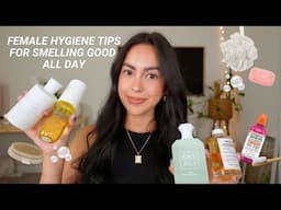 how to smell good ALL day (summer edition) | female hygiene tips | smell like the beach & gelato!