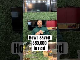 I saved $80,000 in rent by living at my store