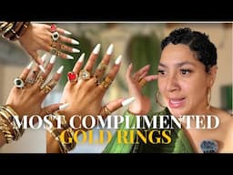 I Am OBSESSED With These Gold Rings |  My Everyday Jewelry Collection
