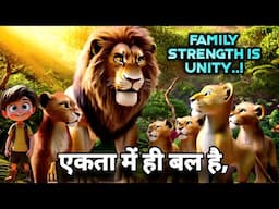 Ekta mein bal hai | Cartoon moral stories in hindi | Hindi kahaniya | Hindi Stories |Bedtime stories