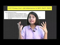 Career Option other than MBBS | CET Forms Out | Seep Pahuja