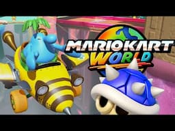 I Tried to Blind Speedrun Mario Kart World