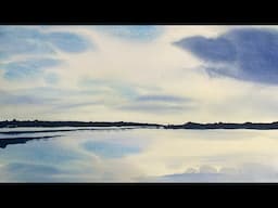 Large Watercolour Seascape from Yamba Part 1