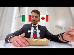 Italian Tries Poutine for the First Time in Montreal!