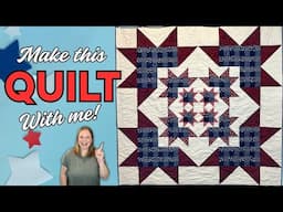 You Won’t Believe How Simple This Patriotic Quilt Is!
