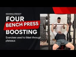 BOOST your BENCH PRESS with these 4 proven exercises!!!!