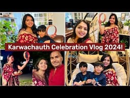 Indian/NRI MOM 4:30AM to FULL DAY Productive Festive Vlog! KARWACHAUTH (करवाचौथ) CELEBRATION IN USA!