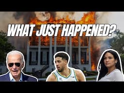 Biden Diagnosis, Faith + Basketball, Domestic Violence, and Burning Mansions | What Just Happened