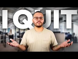 Enough is enough, I can't take it anymore... I QUIT!