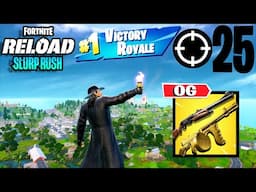 25 Elimination Solo Vs Squad "Ranked RELOAD” Gameplay Wins (Fortnite Chapter 6 PS4 Controller)