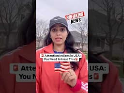 Indians in USA watch this 🚨 🇺🇸