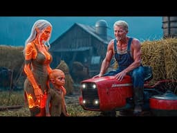 Alien Girl and Her Son Banished from Their Clan—Only an Old Human Farmer Offered Them Shelter | HFY