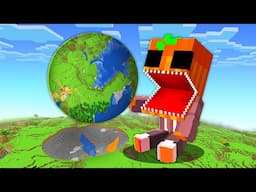 COMI el MUNDO ENTERO de MIS AMIGOS en Minecraft