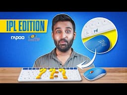 🔥 Mumbai Indians SPECIAL Keyboard & Mouse! | Rapoo Limited Edition